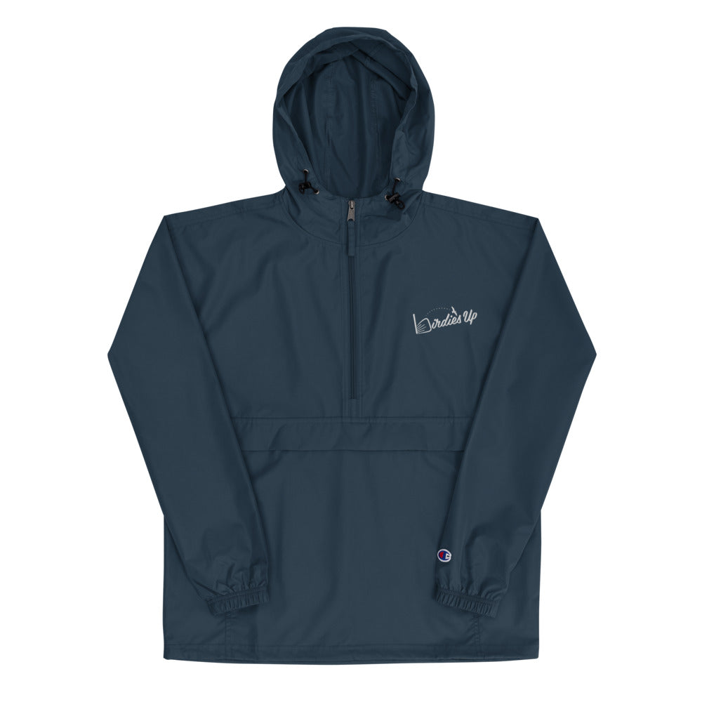 Maple leaf and bird Series - Embroidered Champion Packable Jacket